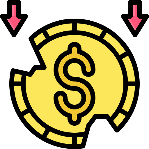 dollar Generic Outline Color icon