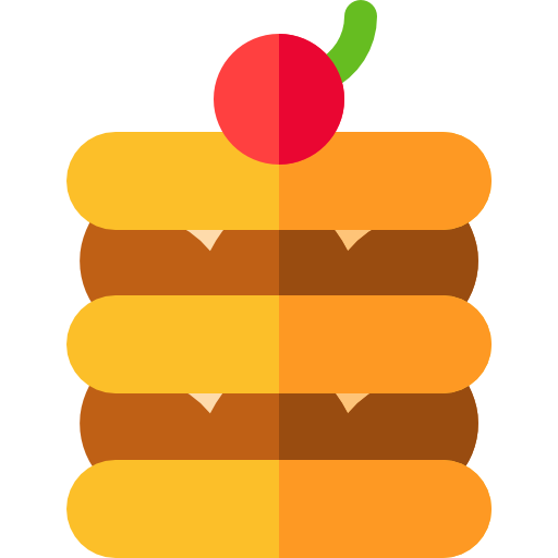 gaufre Basic Rounded Flat Icône