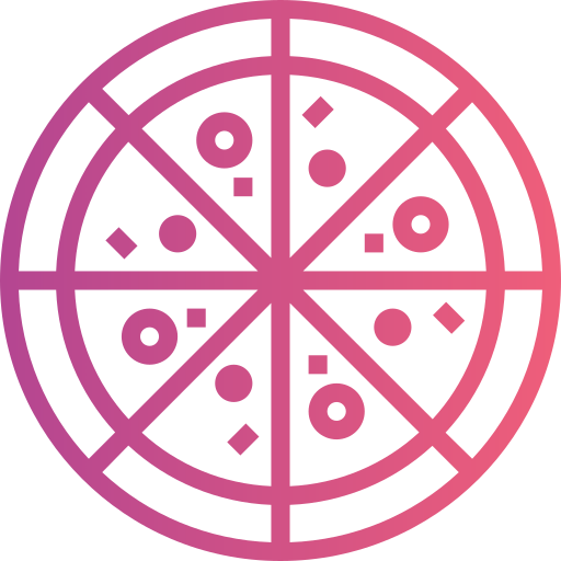 Pizza Smalllikeart Gradient icon