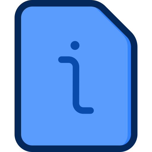 die info Generic Outline Color icon