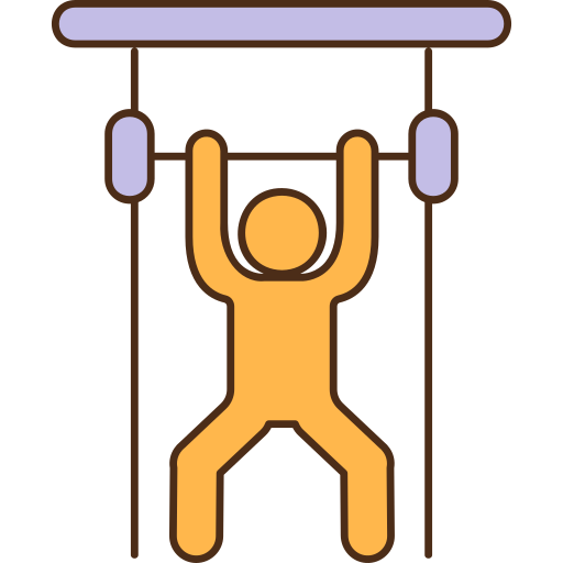 Dumbbell Generic Thin Outline Color icon