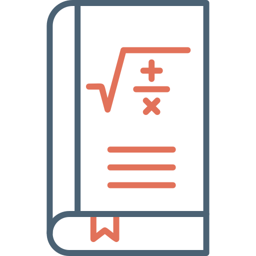 数学の本 Generic Outline Color icon