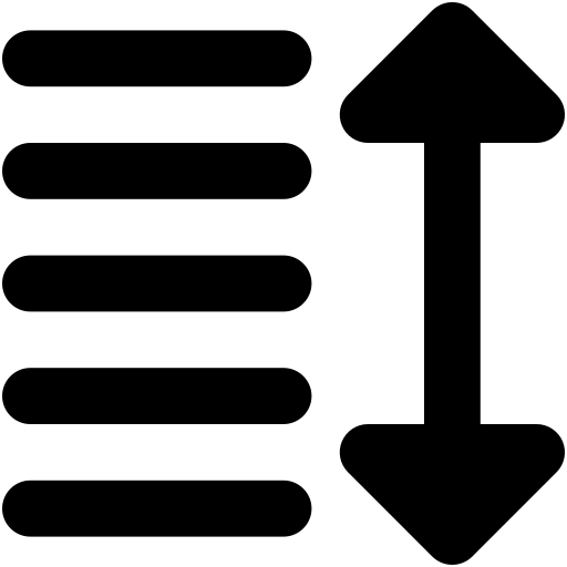 interligne Generic Glyph Icône