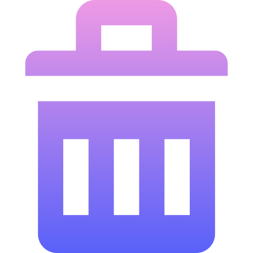 löschen Generic Flat Gradient icon