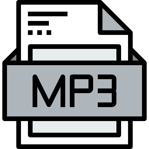 mp3 kank Lineal Color icon