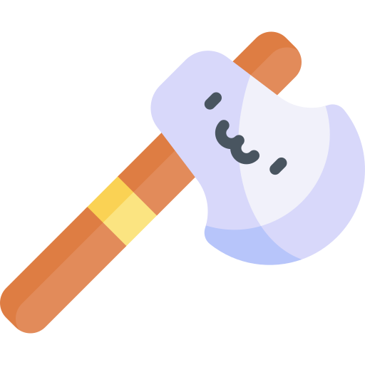 Axe Kawaii Flat icon