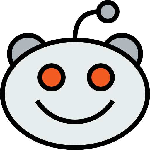 reddit kank Lineal Color icon