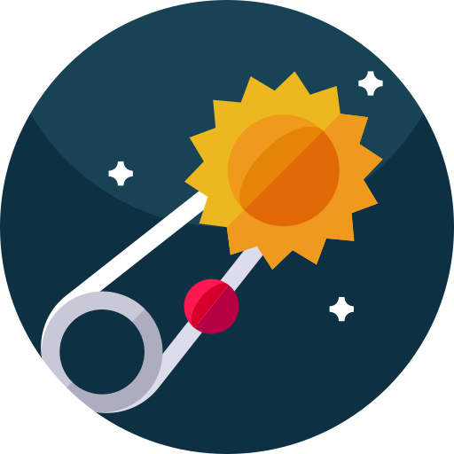 Pin Geometric Flat Circular Flat icon