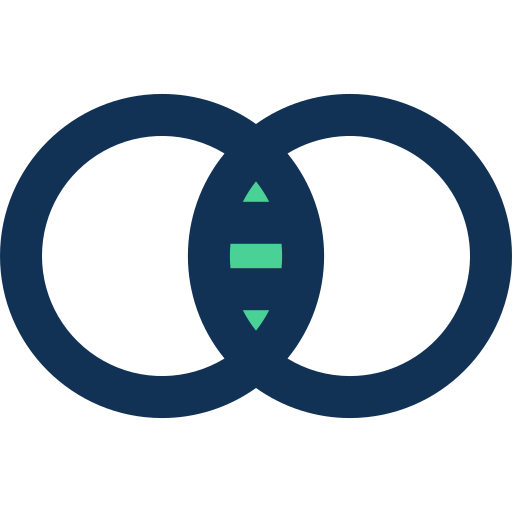 venn diagram Generic Fill & Lineal icoon