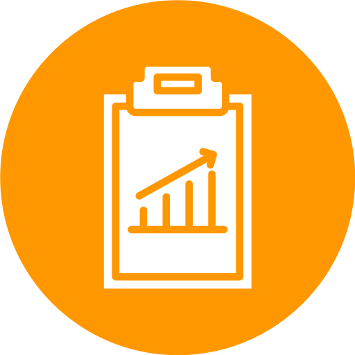 statistiek Generic Flat icoon