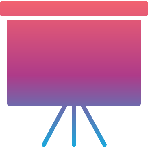 희고 매끄러운 칠판 Generic Flat Gradient icon