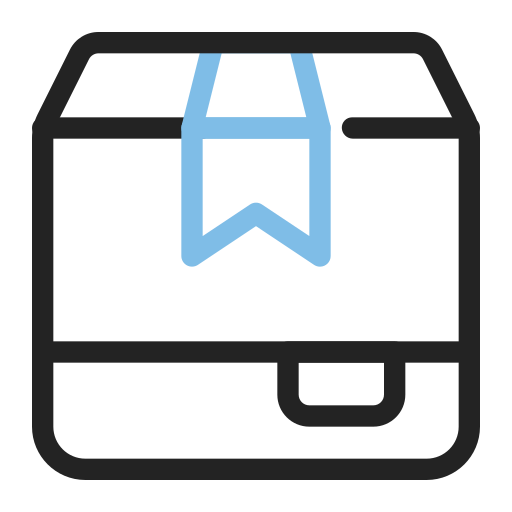 Box Generic Outline Color icon