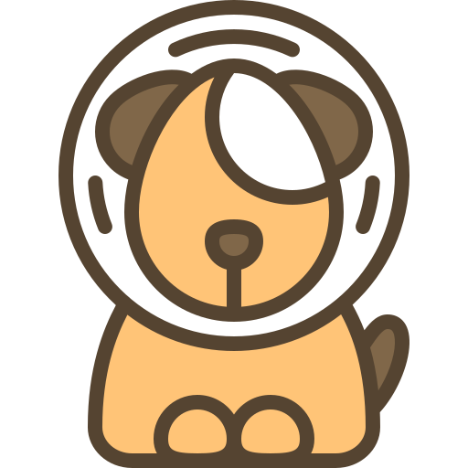 犬の首輪 Generic Outline Color icon