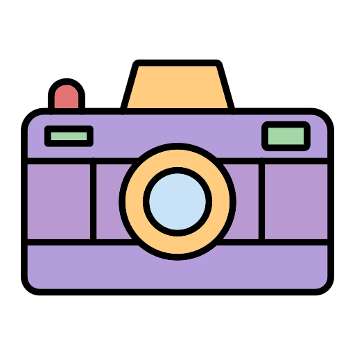 kamera Generic Outline Color icon