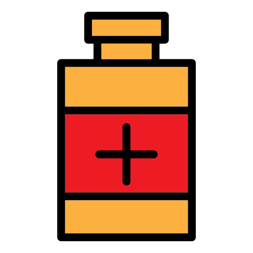 錠剤ボトル Generic Outline Color icon