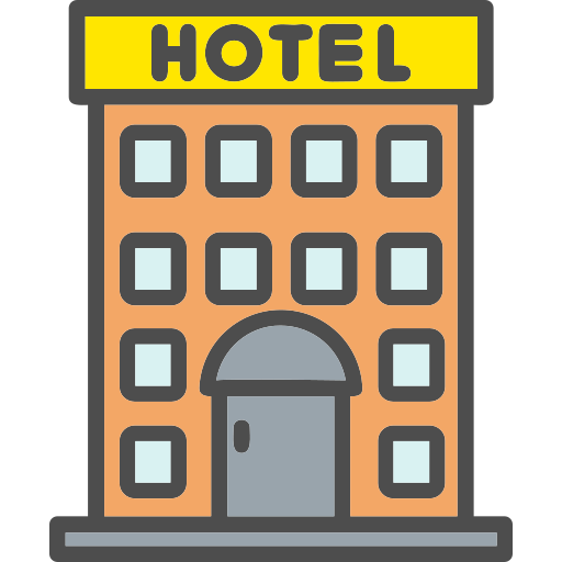 hotel Generic Outline Color icona