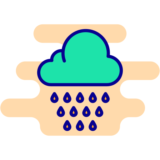 Rain Generic Rounded Shapes icon