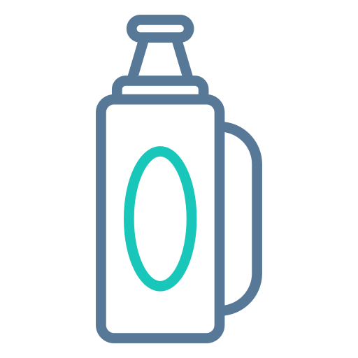 thermosflasche Generic Outline Color icon