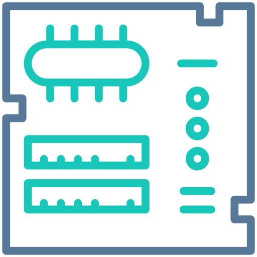 Motherboard Generic Outline Color icon