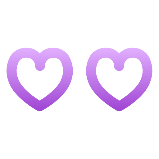 Hearts Generic Gradient icon