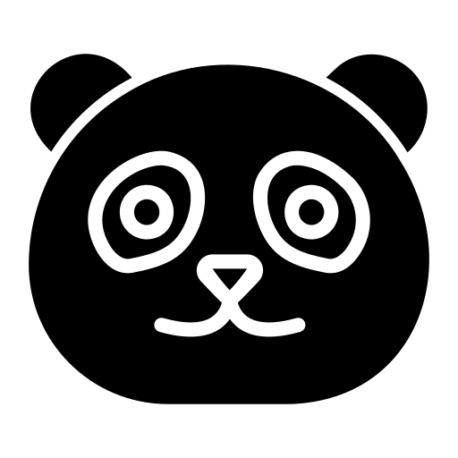 Панда Generic Glyph иконка