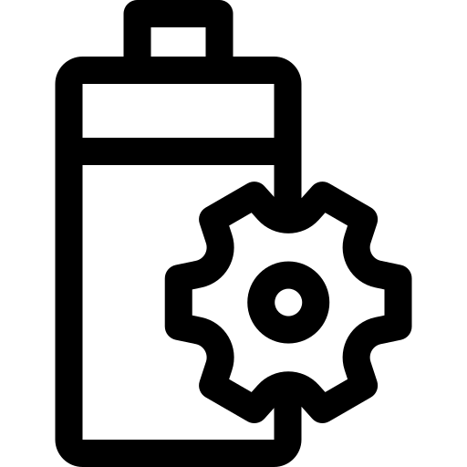 paramètres d'alimentation Basic Rounded Lineal Icône