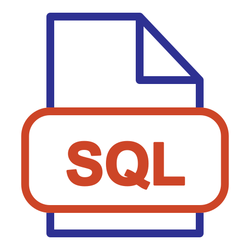 sql Generic Outline Color icon