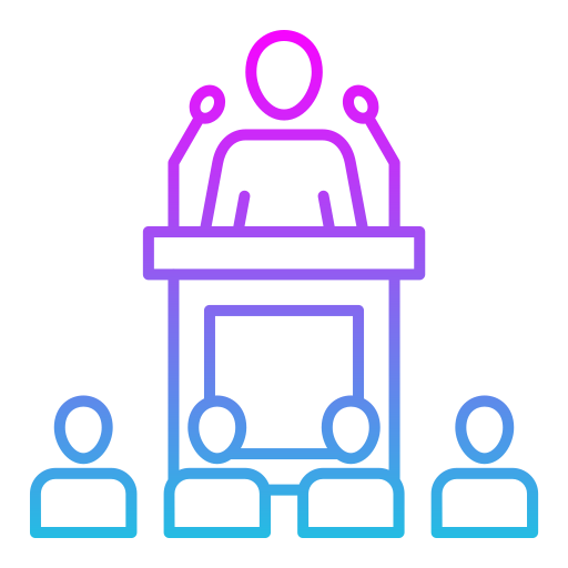 conferentie Generic Gradient icoon