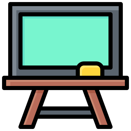 whiteboard Generic Outline Color icon