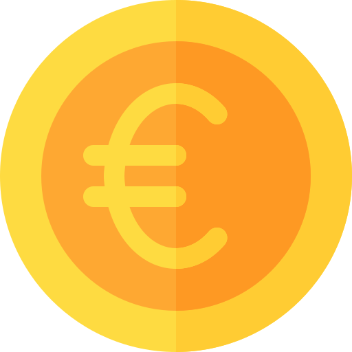 Euro Basic Rounded Flat icon