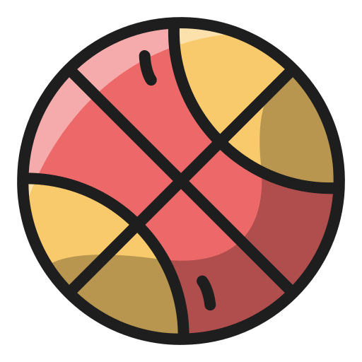 basketball Generic Outline Color icon