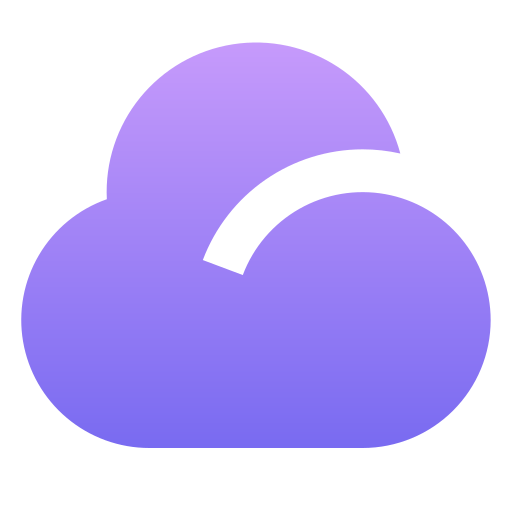 雲 Generic Flat Gradient icon