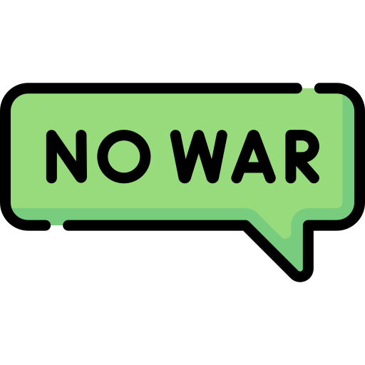 No war Special Lineal color icon