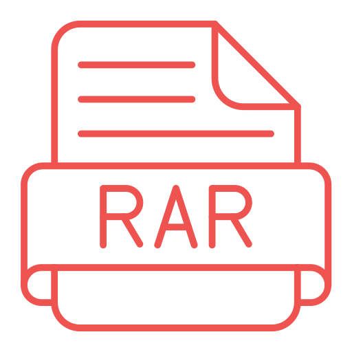 rar Generic Simple Colors Ícone