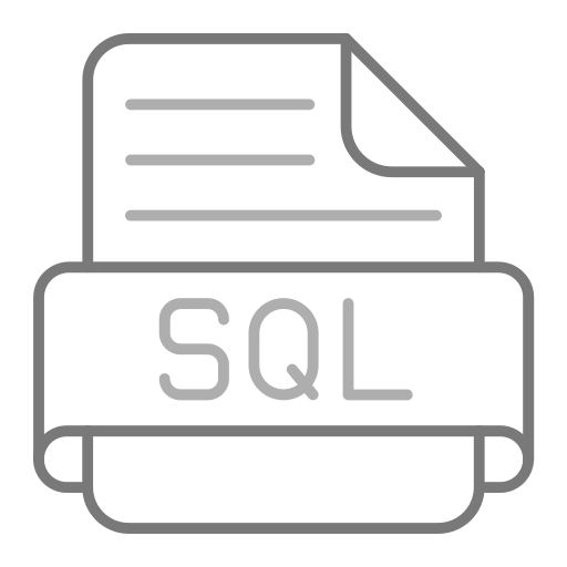 sql Generic Grey Icône