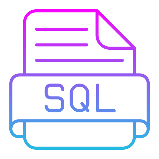 sql Generic Gradient Icône