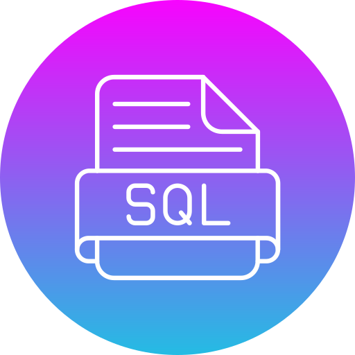 sql Generic Flat Gradient иконка