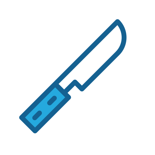 Knife Generic Blue icon