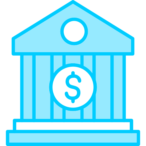 bank Generic Blue icon