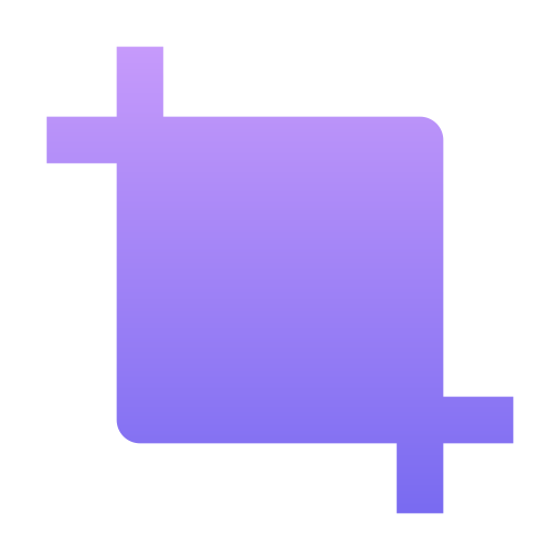 Crop Generic Flat Gradient icon