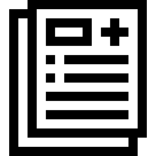 Medical checkup Basic Straight Lineal icon