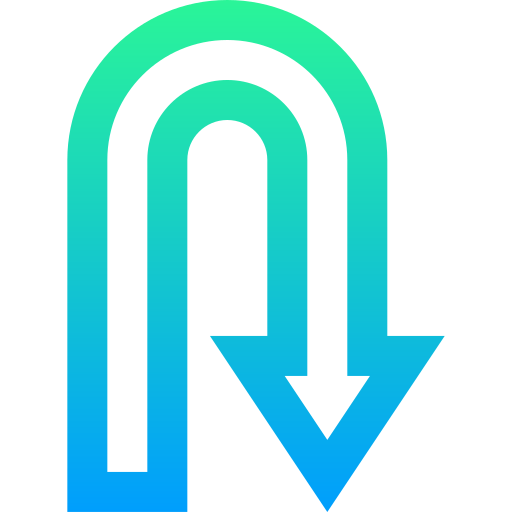 u-bocht Super Basic Straight Gradient icoon