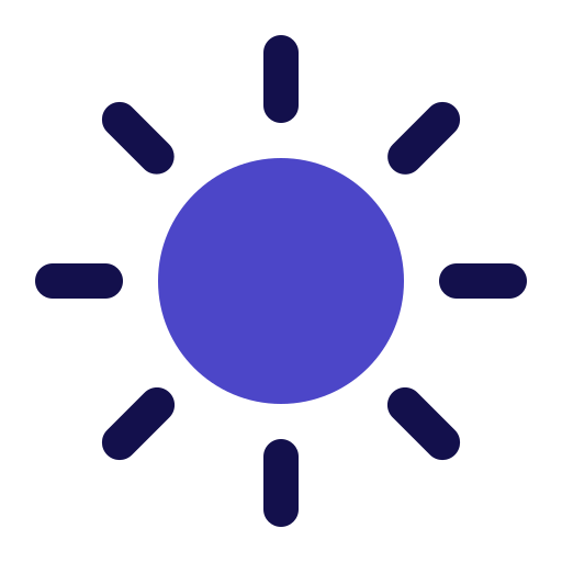 Brightness Generic Blue icon