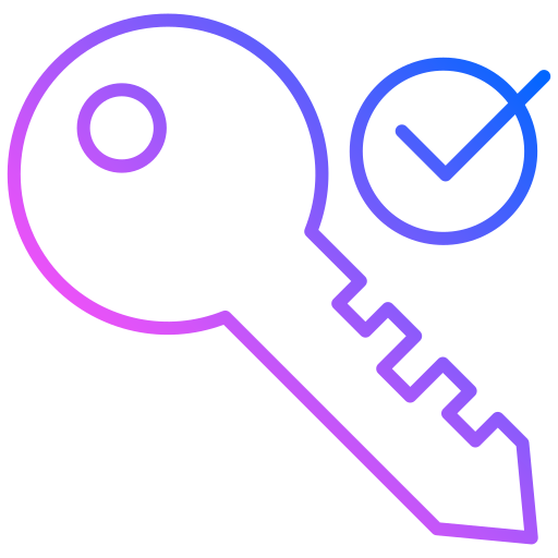 Key Generic Gradient icon