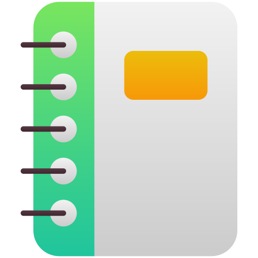 notizbuch Generic Flat Gradient icon