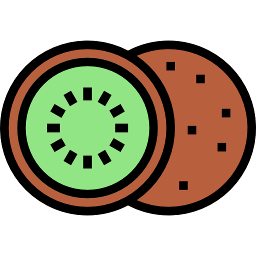 kiwi turkkub Lineal Color icona