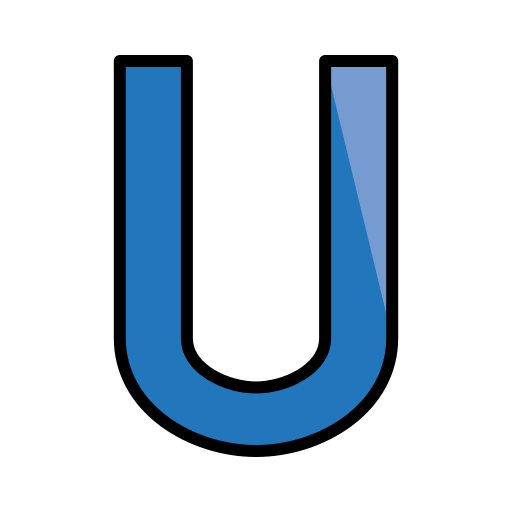 buchstabe u Generic Outline Color icon