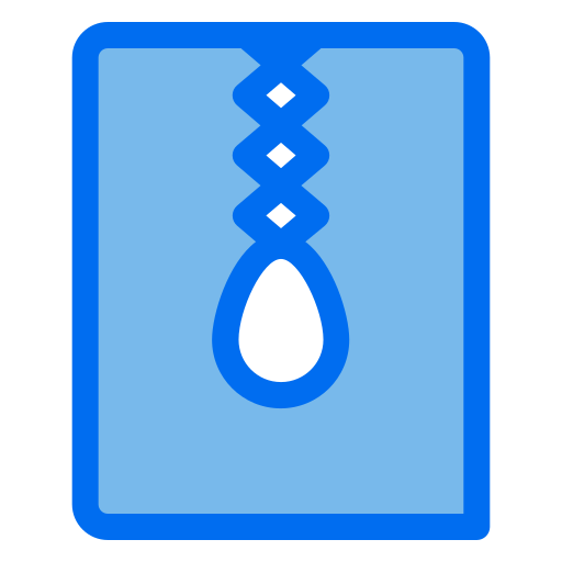 ジップ Generic Blue icon