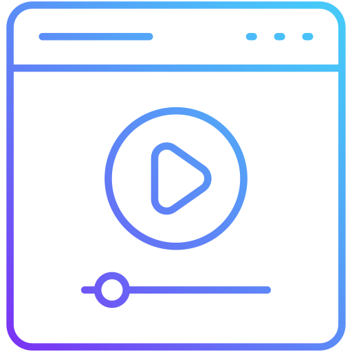 動画マーケティング Generic Gradient icon