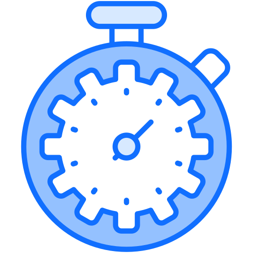 時間管理 Generic Blue icon